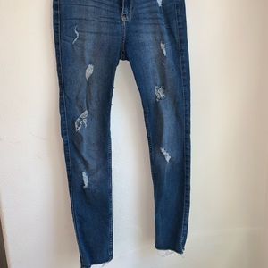 Hollister High Rise Super Skinny Medium Wash Jeans